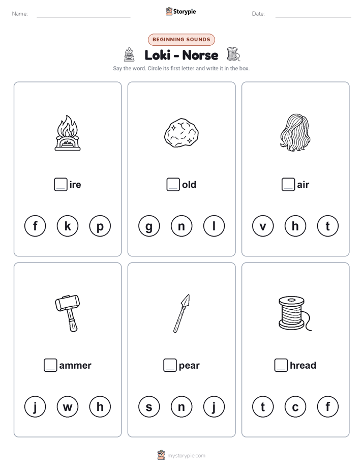 Beginning Sounds