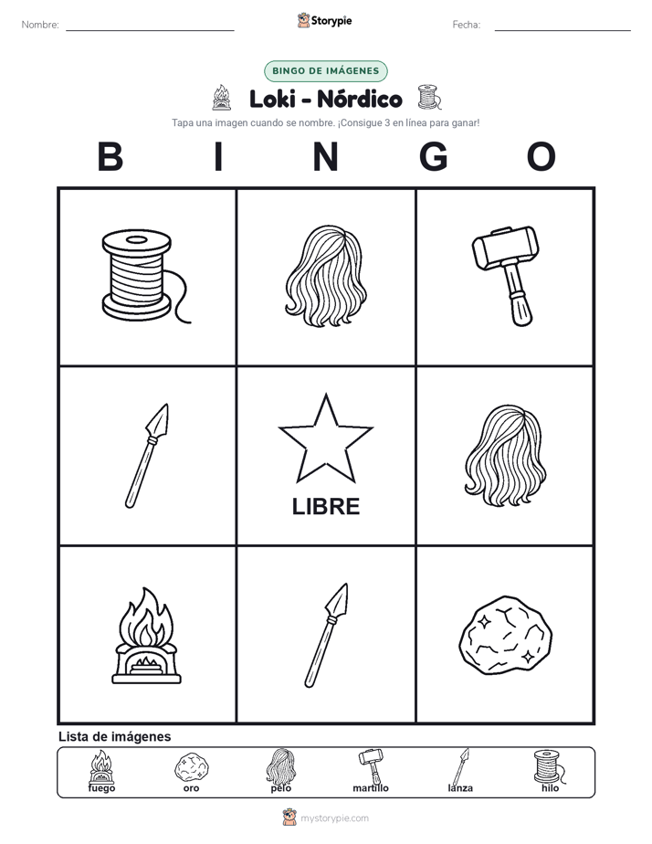 Bingo de Imágenes