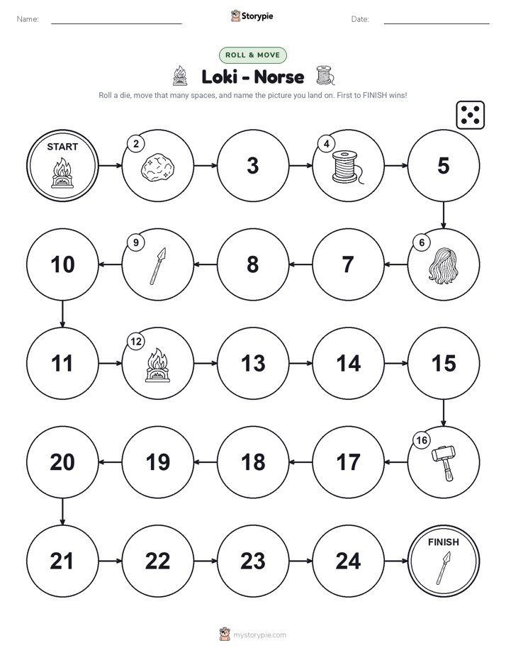 Roll & Move Game