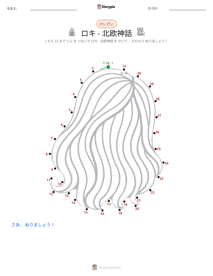 点つなぎ