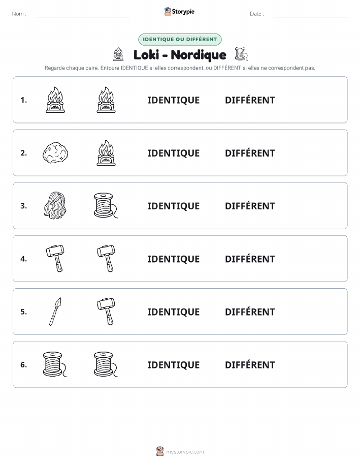 Identique ou Différent
