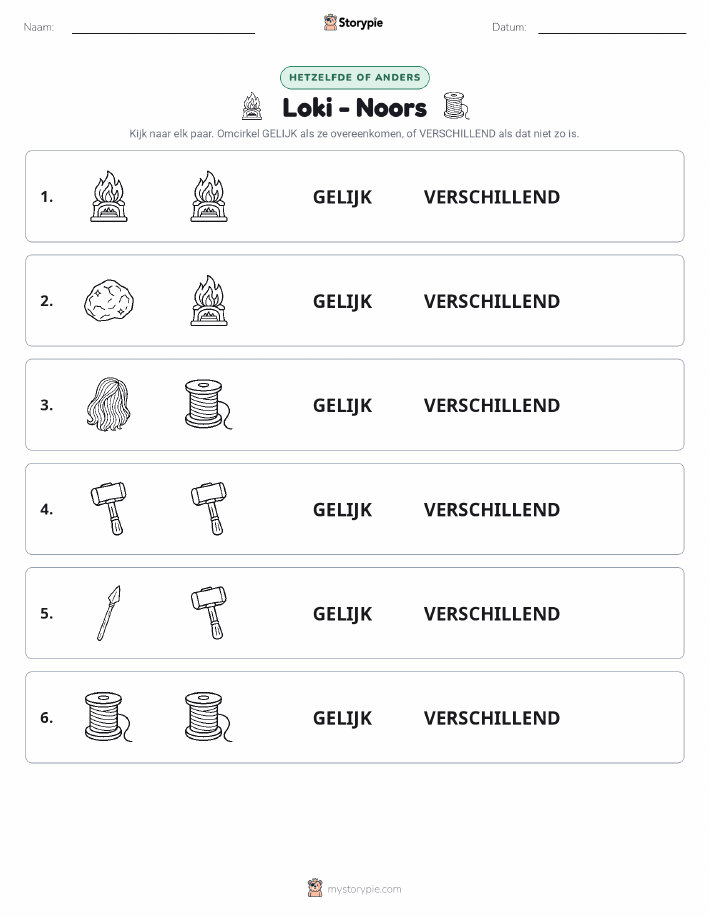 Zelfde of Verschillend