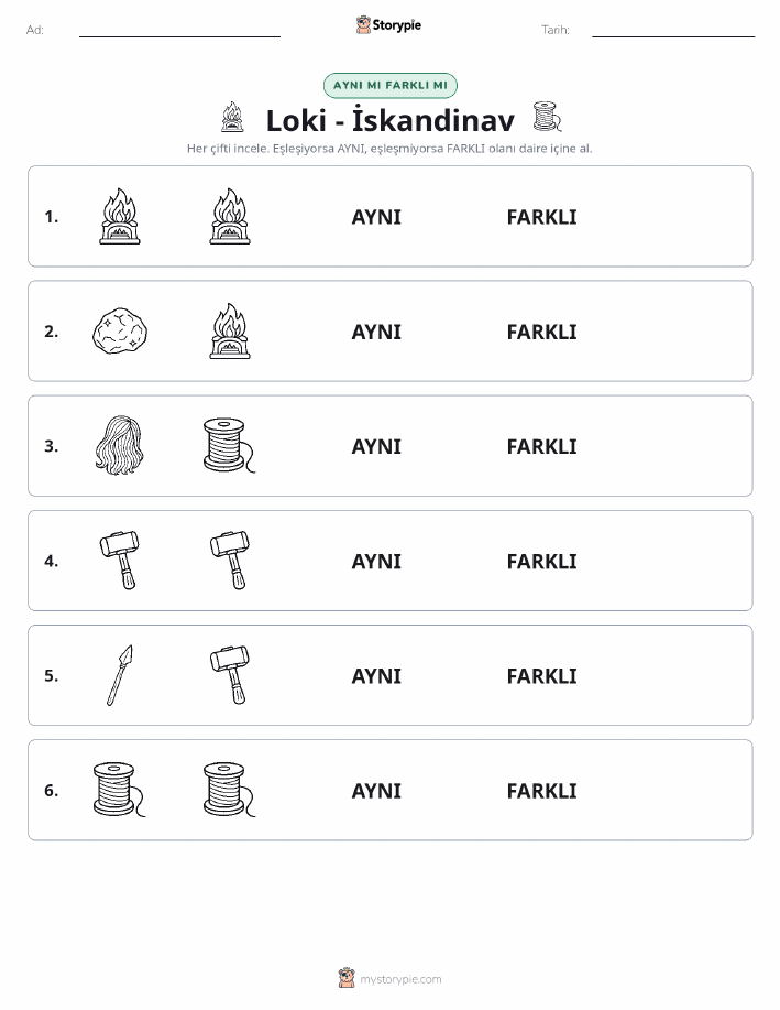 Aynı mı Farklı mı