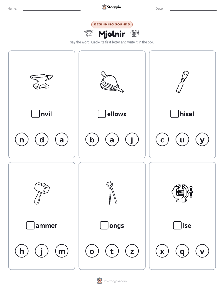 Beginning Sounds