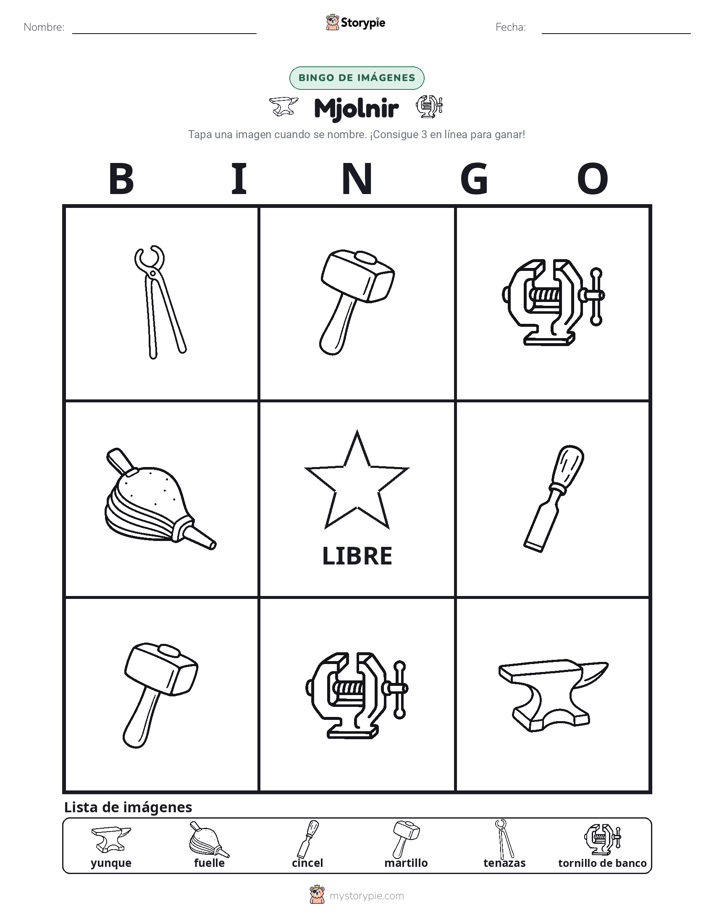 Bingo de Imágenes