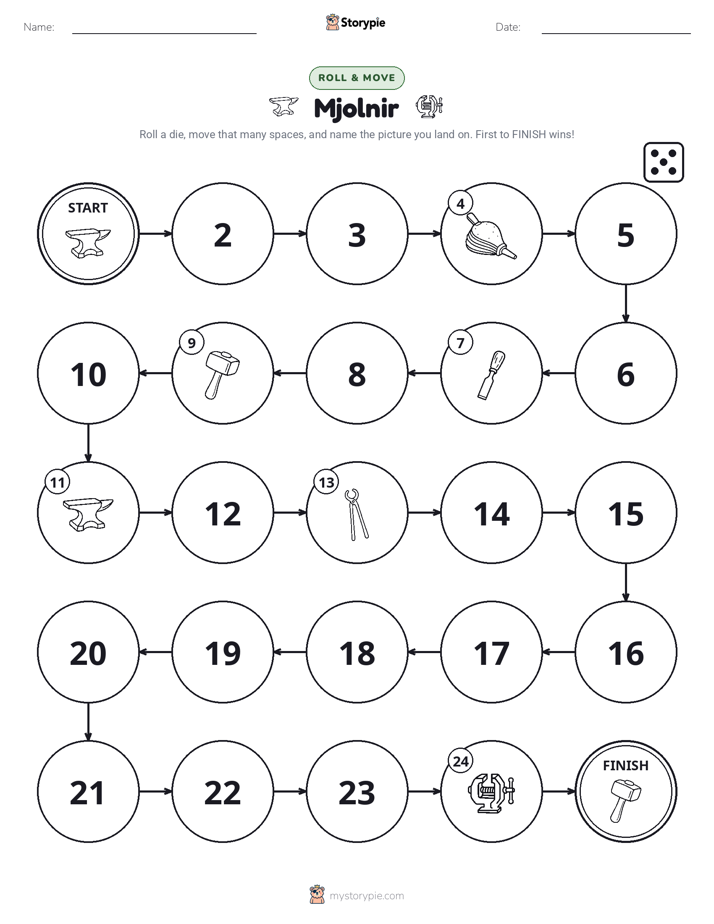 Roll & Move Game