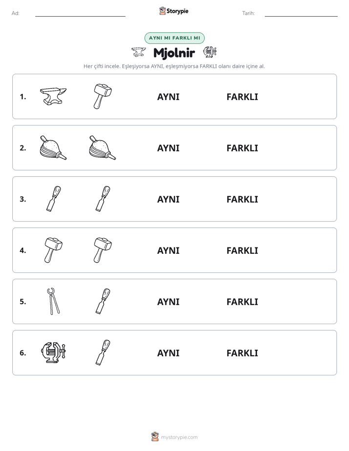 Aynı mı Farklı mı