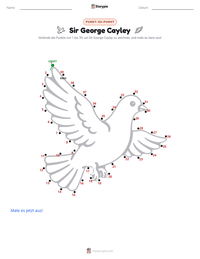 Sir George Cayley druckbare Arbeitsblatt Vorschau