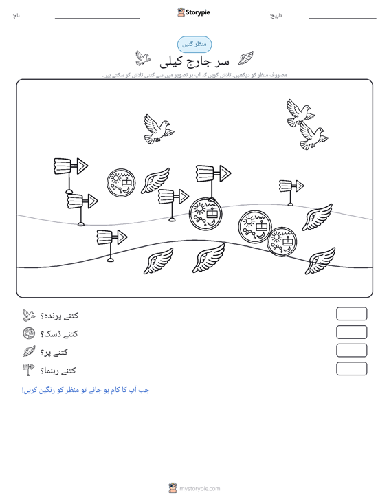 گنتی کا منظر