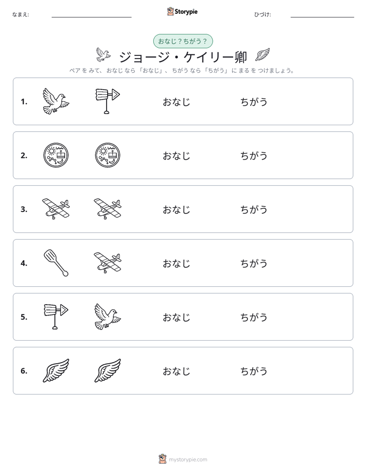同じか違うか