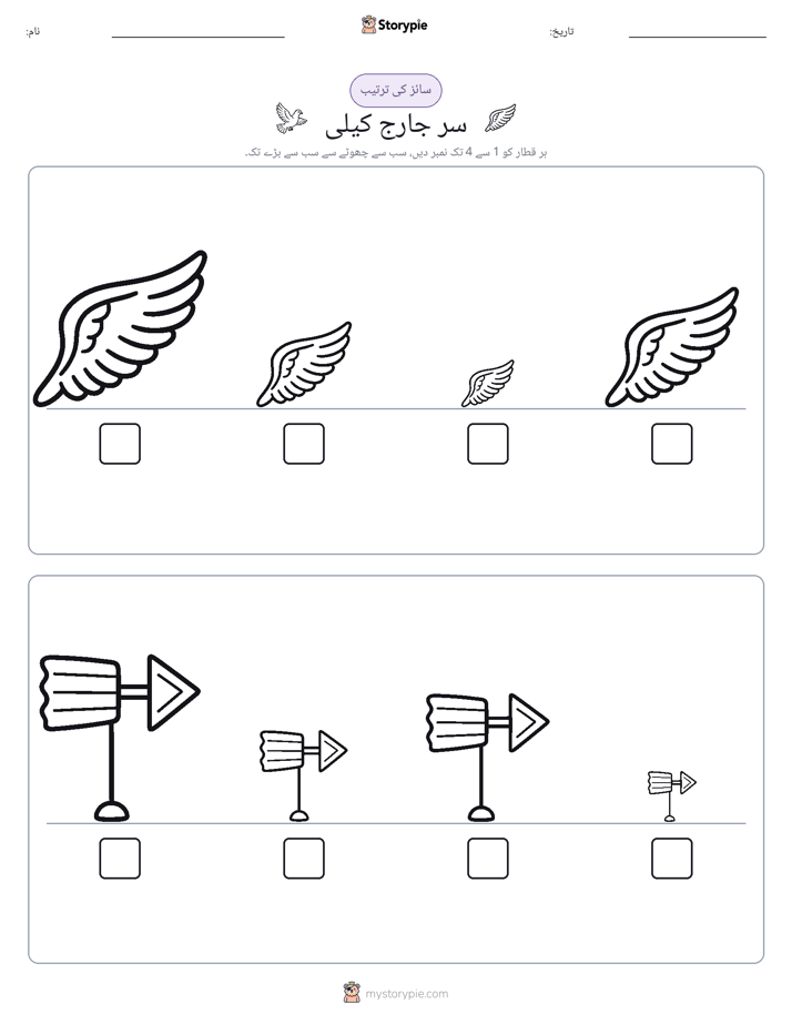 سائز کی ترتیب