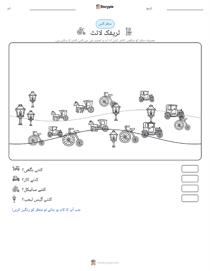 گنتی کا منظر