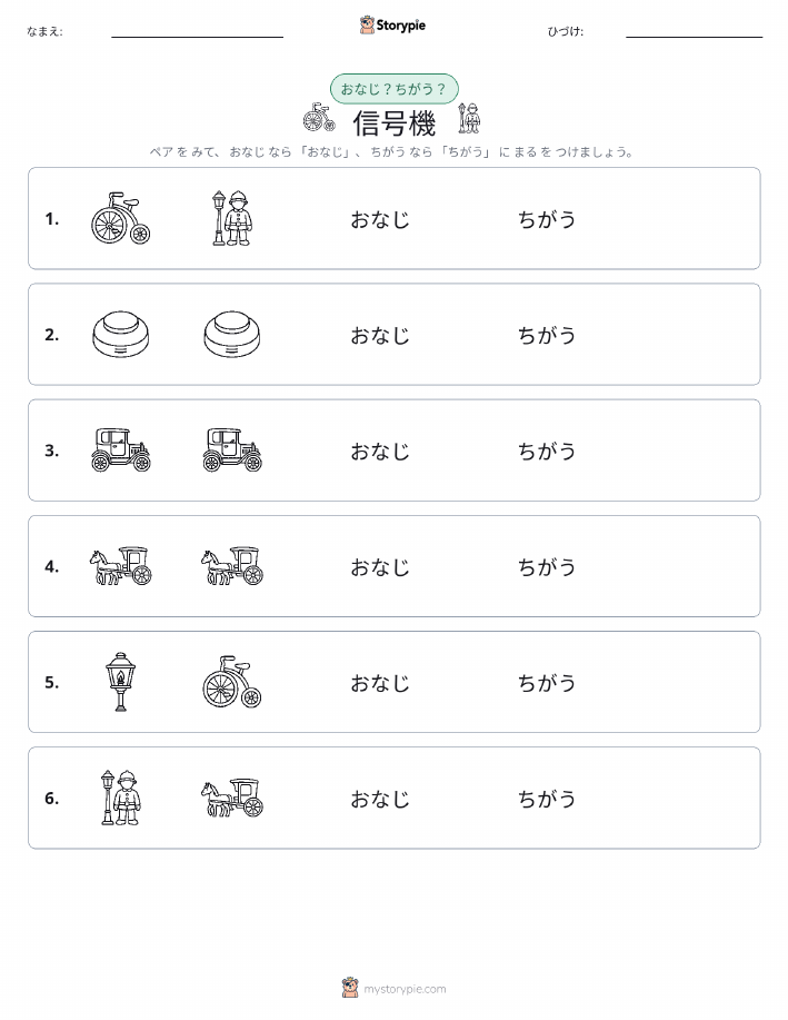 同じか違うか