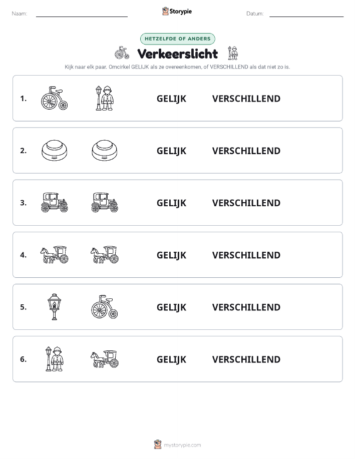 Zelfde of Verschillend