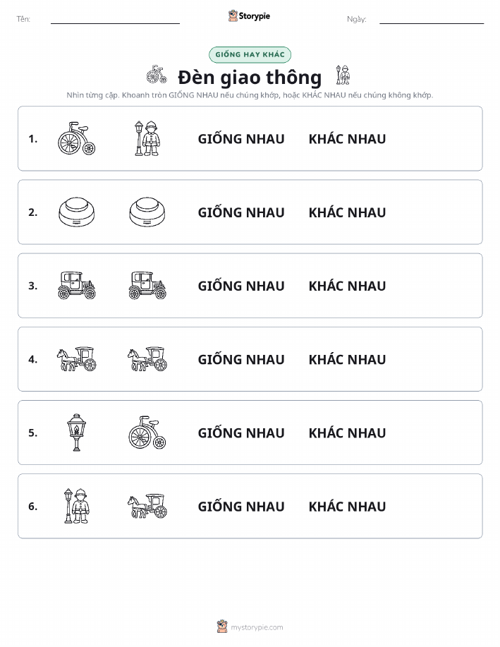 Giống Hay Khác