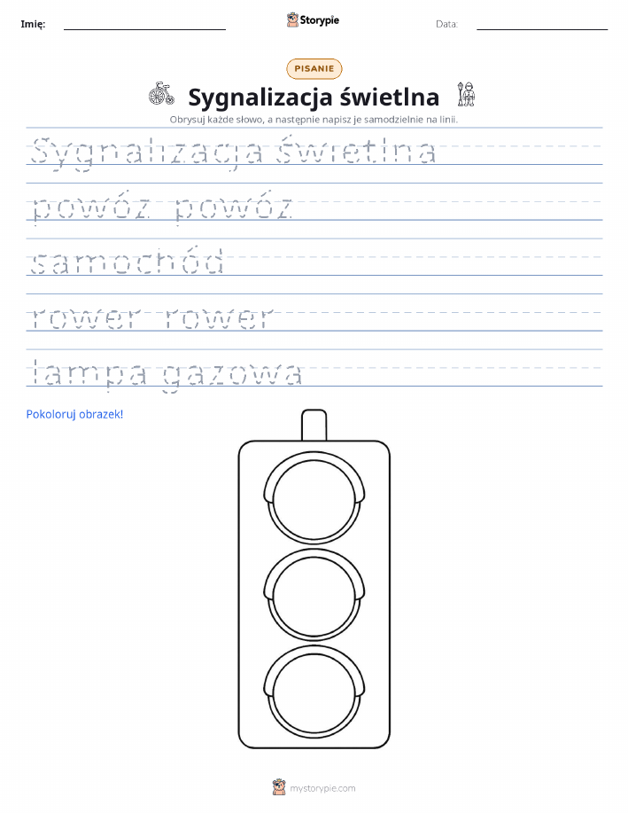 Ćwiczenie Pisania