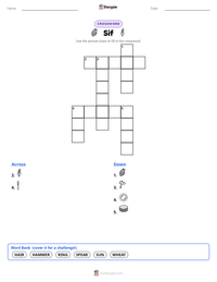 Sif printable worksheet preview
