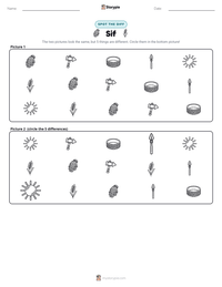 Sif printable worksheet preview