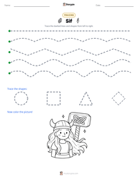 Sif printable worksheet preview