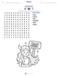 Sif printable worksheet preview