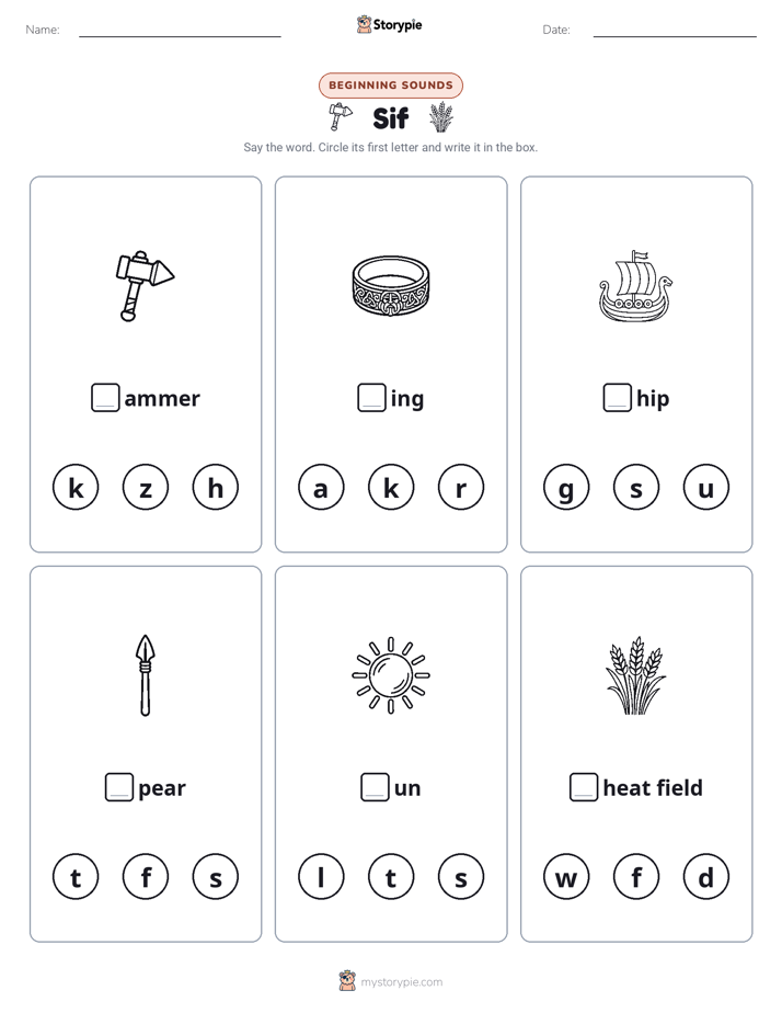 Beginning Sounds