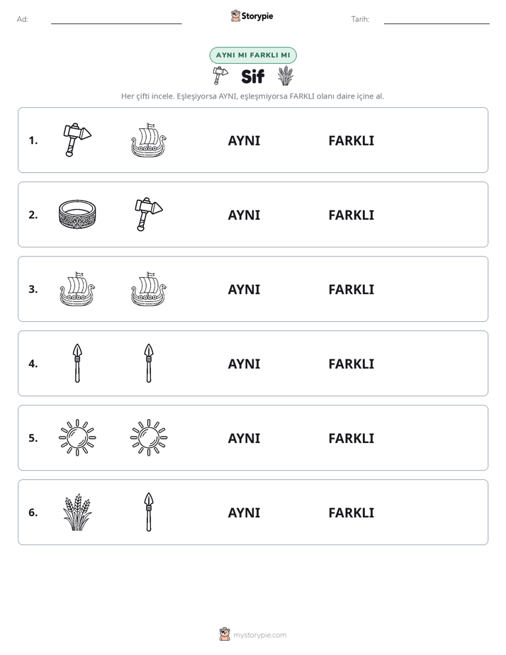 Aynı mı Farklı mı