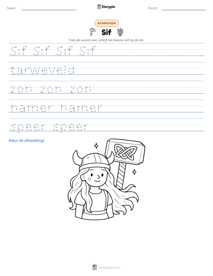 Schrijf Oefening
