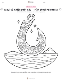 Xem trước tài liệu in sẵn Maui và Chiếc Lưỡi Câu - Thần thoại Polynesia