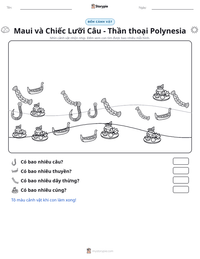 Xem trước tài liệu in sẵn Maui và Chiếc Lưỡi Câu - Thần thoại Polynesia