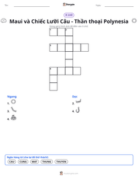 Xem trước tài liệu in sẵn Maui và Chiếc Lưỡi Câu - Thần thoại Polynesia