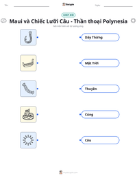 Xem trước tài liệu in sẵn Maui và Chiếc Lưỡi Câu - Thần thoại Polynesia