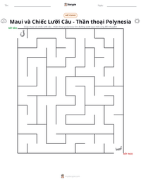 Xem trước tài liệu in sẵn Maui và Chiếc Lưỡi Câu - Thần thoại Polynesia