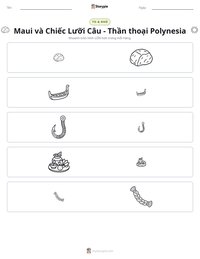 Xem trước tài liệu in sẵn Maui và Chiếc Lưỡi Câu - Thần thoại Polynesia