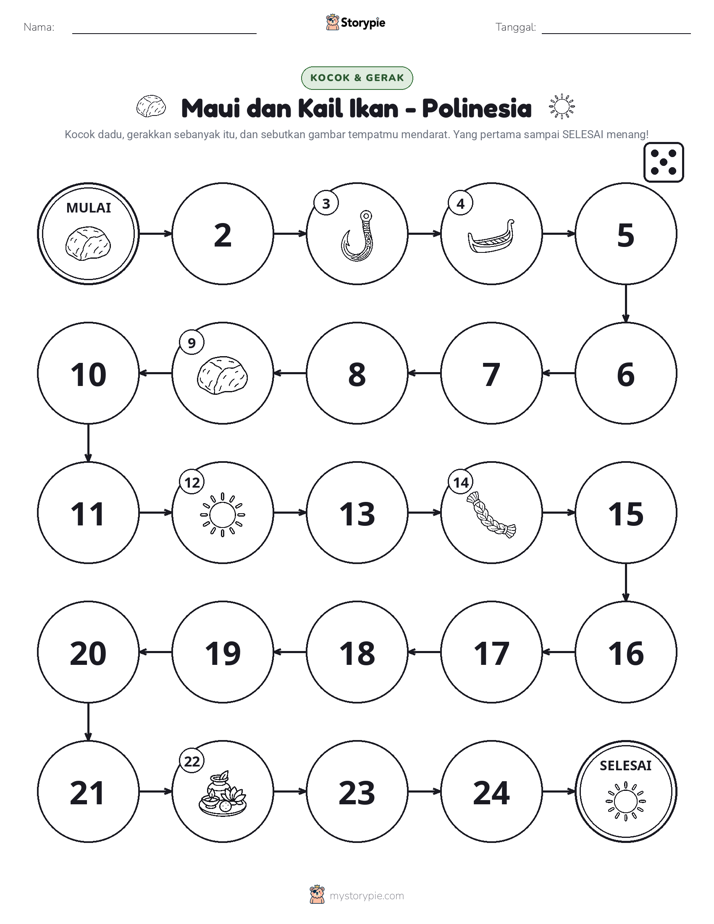 Permainan Gulung & Pindah