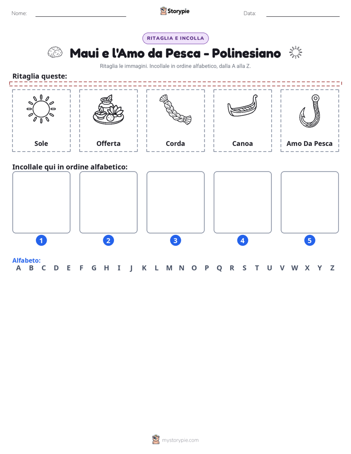 Taglia & Incolla Alfabeto