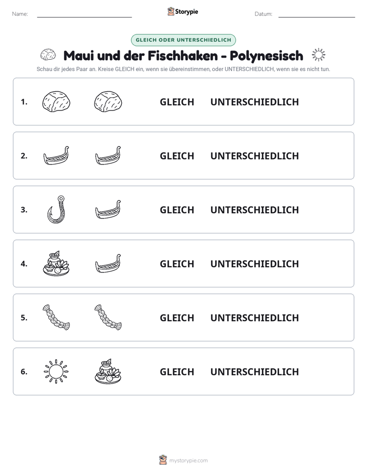 Gleich oder Anders
