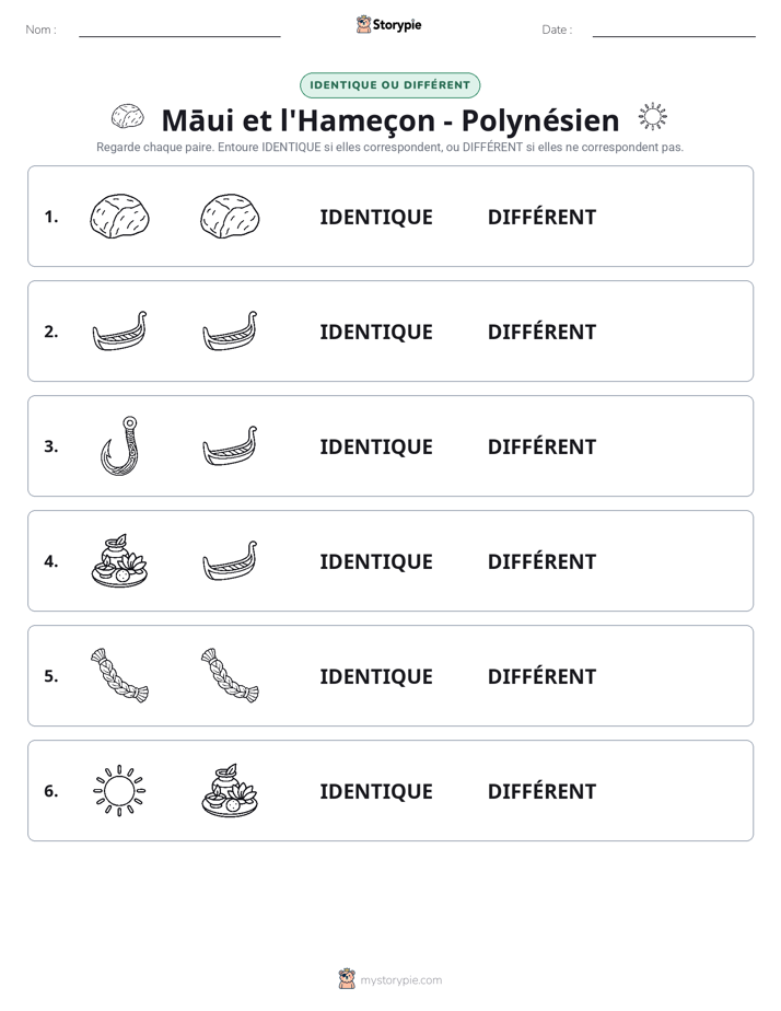 Identique ou Différent