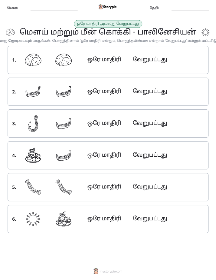 அதே அல்லது மாறுபட்டது