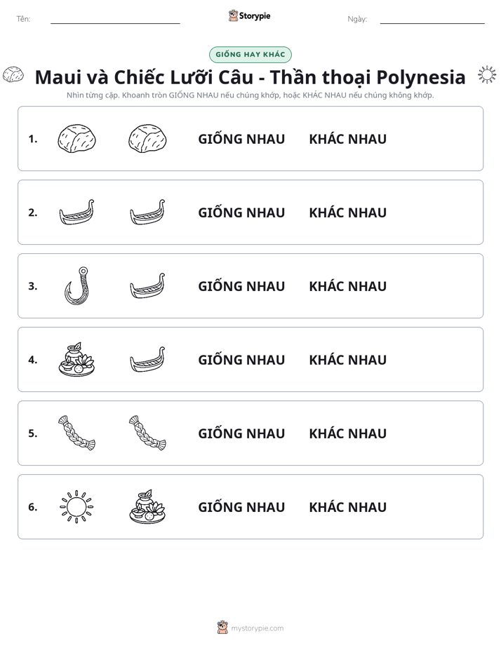 Giống Hay Khác