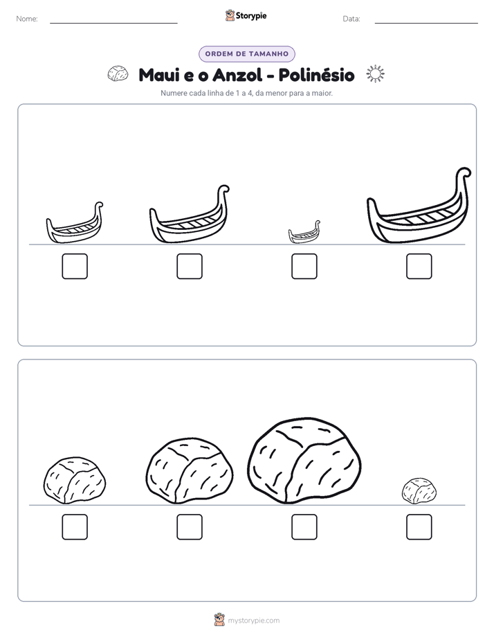Ordem de Tamanho