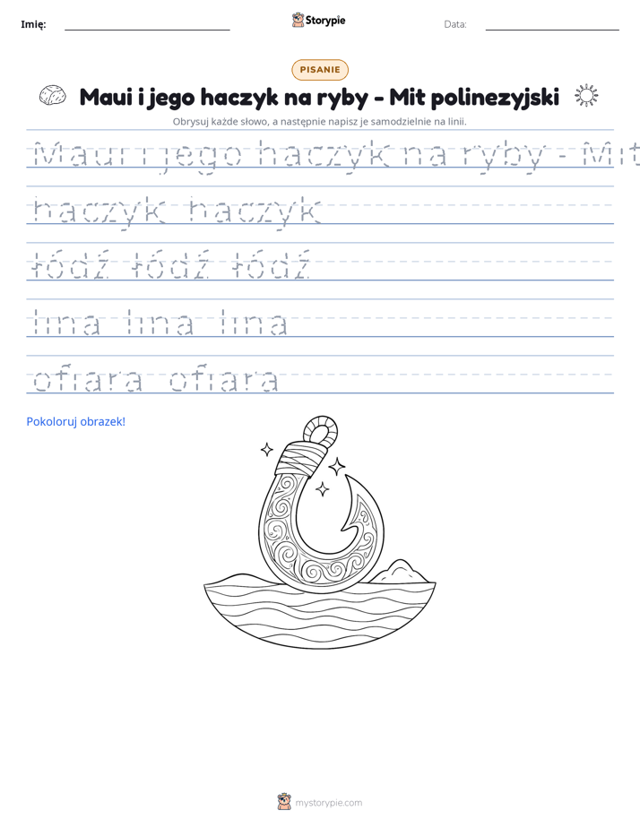 Ćwiczenie Pisania