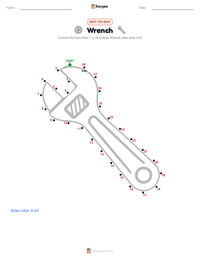 Wrench printable worksheet preview