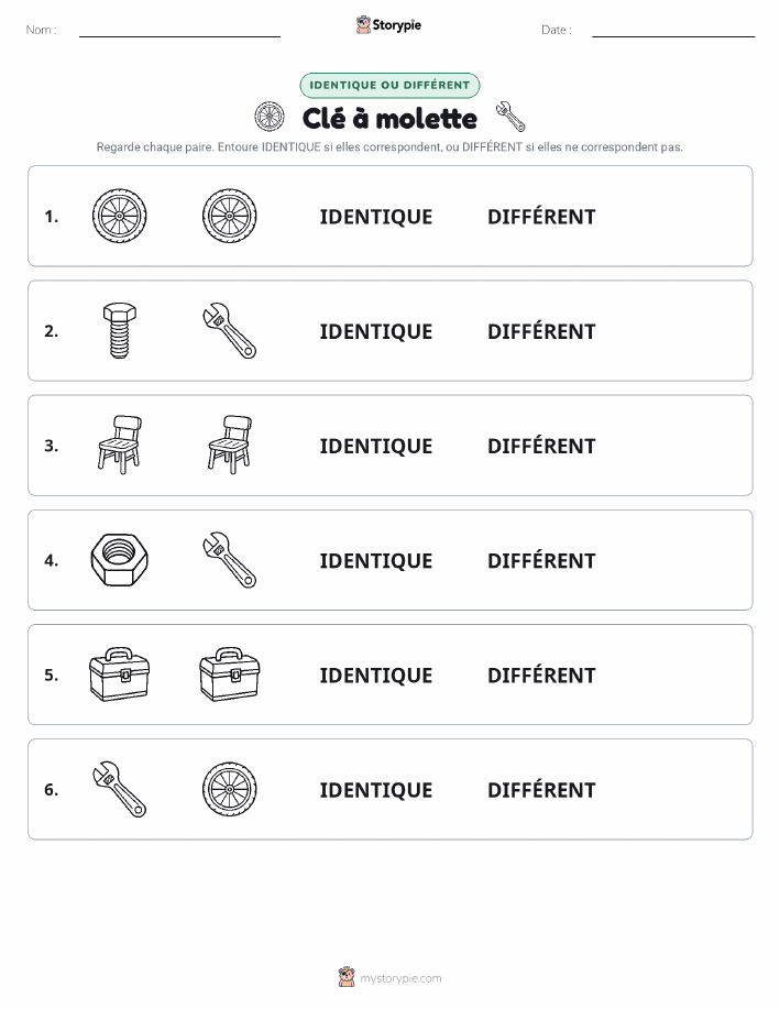 Identique ou Différent
