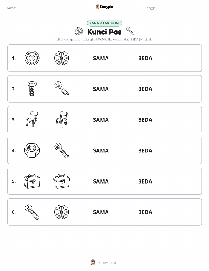 Sama atau Berbeda