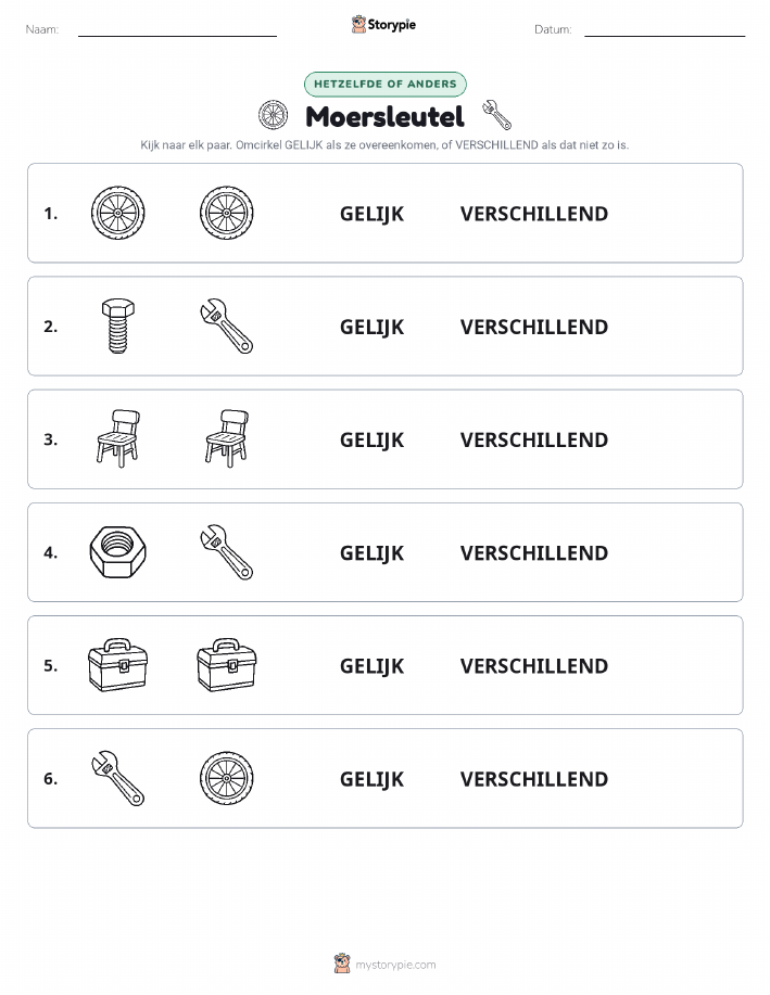 Zelfde of Verschillend