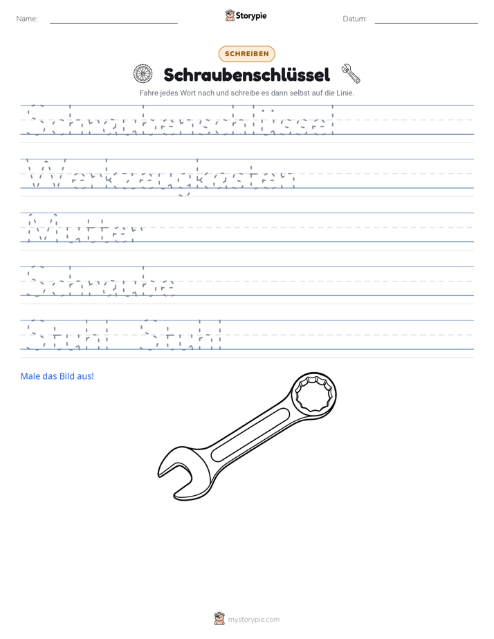 Schreibübung