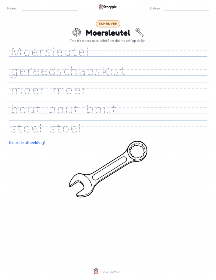 Schrijf Oefening