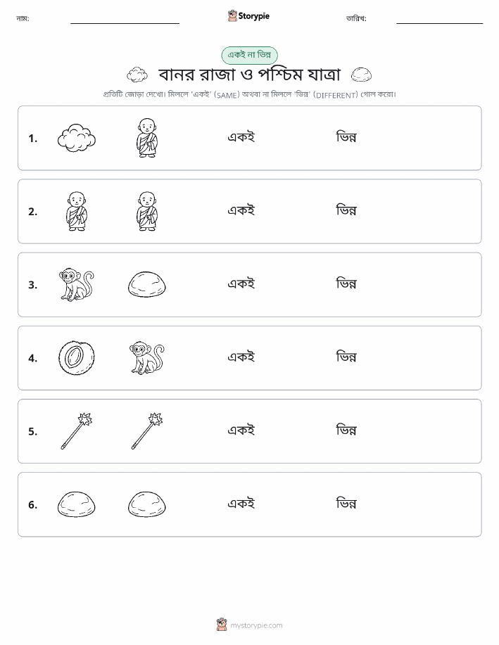 একই বা ভিন্ন