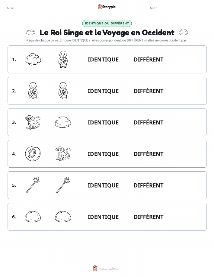 Identique ou Différent