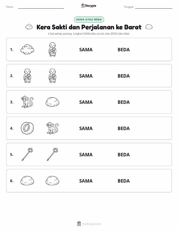 Sama atau Berbeda